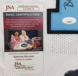 Bob McAdoo Signed Buffalo Braves Photo Jersey (JSA COA) NBA Hall of Fame 2000