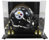 Steelers Pat Freiermuth Signed Speed Mini Helmet W/ Case W/ Silver Sig BAS Wit