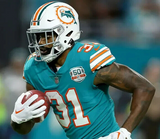 Raheem Mostert Signed Dolphins Speed Mini Helmet (Beckett) Miami #1 Running Back