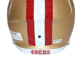 Elijah Mitchell Autographed San Francisco 49ers Speed F/S Helmet Beckett 39843