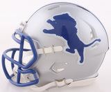 Robert Porcher Signed Detroit Lions Throwback Alternate Speed Mini Helmet / JSA