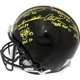 Pittsburgh Steelers Autographed HOF Pro Helmet Franco Bradshaw +12 Beckett 54612