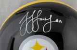 JuJu Smith-Schuster Autographed Steelers F/S Speed Helmet- JSA W Auth *White