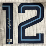 Ja Morant Signed Custom White Pro-Style Basketball Jersey BAS