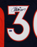 Terrell Davis Signed Denver Custom Blue Jersey with "HOF 17" Inscription