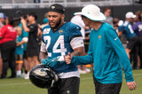 Chris Rodriguez Jr. Signed Jacksonville Jaguars Jersey (GTSM) Ex-Kentucky R.B.