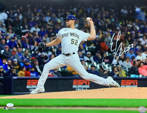 Brewers Pitcher ERIC LAUER Signed 16x20 Photo #3 AUTO - JSA