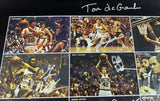 1978-79 NBA Champions Supersonics Auto Poster Photo 9 Sigs Fred Brown MCS 51051