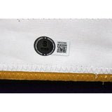 Ray Lewis Autographed/Signed Pro Style Purple Jersey Beckett 43969