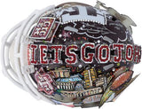 Johnny Manziel Texas A&M Aggies Signed Mini Helmet w/Insc-Art Charles Fazzino