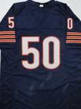 Bears MIKE SINGLETARY Signed Custom Replica Navy Chicago Jersey AUTO - BAS