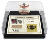 Yogi Berra Signed Limited to 200 / AL Baseball Display w/Thumbprint Beckett COA