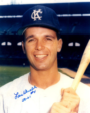 Kansas City Athletics LOU KLIMCHOCK Signed 8x10 Photo #1 AUTO - w/ "'58-61"
