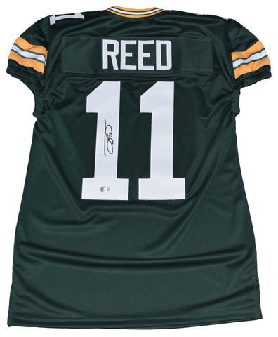 JAYDEN REED SIGNED AUTOGRAPHED GREEN BAY PACKERS #11 GAME CUT JERSEY BECKETT
