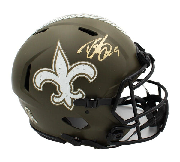 Drew Brees Signed New Orleans Saints Speed Authentic STS NFL Helmet