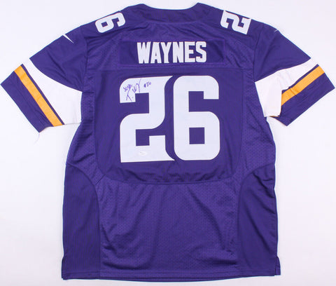 Trae Waynes Signed Vikings Custom Jersey (JSA COA) Minnesota 2015 #1 Draft Pick