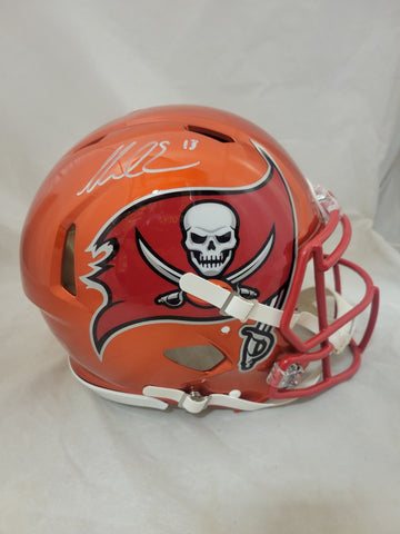 MIKE EVANS SIGNED TAMPA BAY BUCCANEERS FLASH SPEED AUTHENTIC HELMET BAS