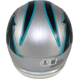 Julius Peppers Autographed Carolina Panthers Mini Helmet HOF Beckett 53655
