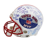 Multi-Signed NFL Proline Super Bowl MVP Helmet With 37 Signatures w- MVP Insc