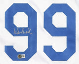 Manny Ramirez Signed Los Angeles Dodgers Career Highlight Jersey (Beckett) OF/DH