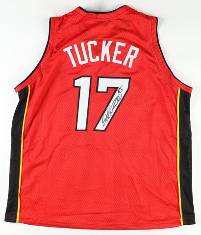 P J Tucker Signed Miami Heat Jersey (JSA COA) 2021 NBA Champion Power Forward