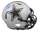 Cowboys Emmitt Smith Signed Rave Full Size Speed Proline Helmet w/ Case BAS Wit