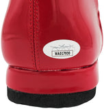 RIC FLAIR AUTOGRAPHED SIGNED RED RIGHT FOOTED BOOT WWE "16X" JSA STOCK #228115