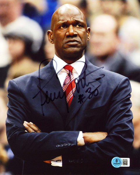 Blazers Terry Porter Authentic Signed 8x10 Vertical Photo BAS #BR29399