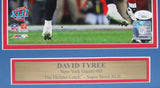 David Tyree Signed 8x10 Photo "The Catch" New York Giants Framed JSA 201611