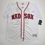 Autographed/Signed Roger Clemens "Rocket" Boston White Baseball Jersey JSA COA