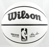 Julius Erving Autographed NBA Wilson Canvas Edition Basketball - Beckett W Holo