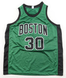 Sebastian Telfair Signed Boston Celtics Green Jersey (JSA) 2014 1st Round Pick