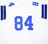 Jay Novacek Autographed White Style Jersey- Beckett W Hologram *Silver *4