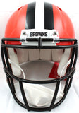 Nick Chubb Autographed Cleveland Browns F/S Speed Authentic Helmet-BeckettW Holo