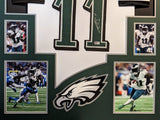 FRAMED PHILADELPHIA EAGLES AJ BROWN AUTOGRAPHED SIGNED JERSEY BECKETT HOLO