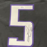 De'Aaron Fox Signed Jersey PSA Sacramento Kings Autographed