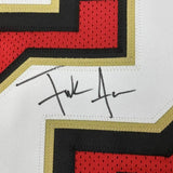 FRAMED Autographed/Signed FRANK GORE 33x42 San Francisco Red Jersey Beckett COA
