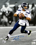 RUSSELL WILSON AUTOGRAPHED FRAMED 16X20 PHOTO SEAHAWKS SUPER BOWL RW 200375
