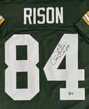 ANDRE RISON Signed Replica Green Jersey w/ SB XXXI - Green Bay Packers - BAS