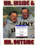 Don Blanchard/Glenn Davis Dual-Signed/Auto/Inscr 8x10 Photo Army PSA/DNA 185162