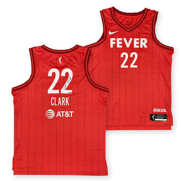 Caitlin Clark Autographed Indiana Fever Nike Red Rebel Edition Jersey Panini