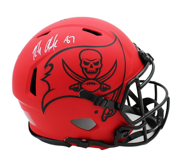 Rob Gronkowski Signed Tampa Bay Buccaneers Speed Authentic Rave NFL Helmet