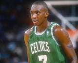 Dee Brown Signed Celtics Jersey Inscribed "91 NBA Slam Dunk Champ!" Beckett COA