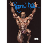 Ronnie Coleman Signed Unframed 8 x 10 Bodybuilding Photo-Kneeling Arms Raised