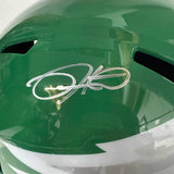 Autographed/Signed Jalen Hurts Eagles Full Size Football Helmet Fanatics COA