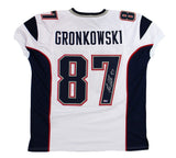 Rob Gronkowski Signed New England Custom White Jersey