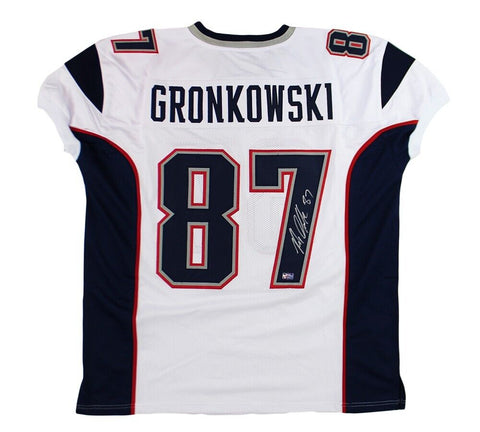 Rob Gronkowski Signed New England Custom White Jersey