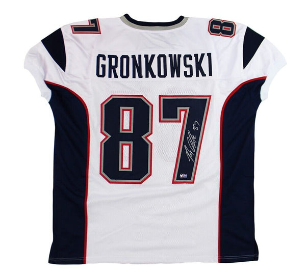 Rob Gronkowski Signed New England Custom White Jersey