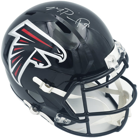 MICHAEL PENIX JR. AUTOGRAPHED FALCONS BLACK FULL SIZE HELMET BECKETT 242569