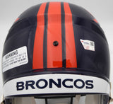 Russell Wilson Autographed Blue Full Size Helmet Broncos Fanatics DQ16478459